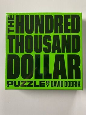 The Hundred Thousand Dollar Puzzle SEALED by David Dobrik 500 pieces Brand New